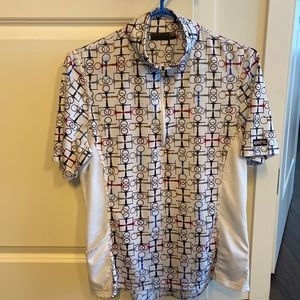 Kerrits Ice Fil lite sport short sleeve shirt. Size M